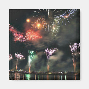 Spektakulära Fireworks Magnet