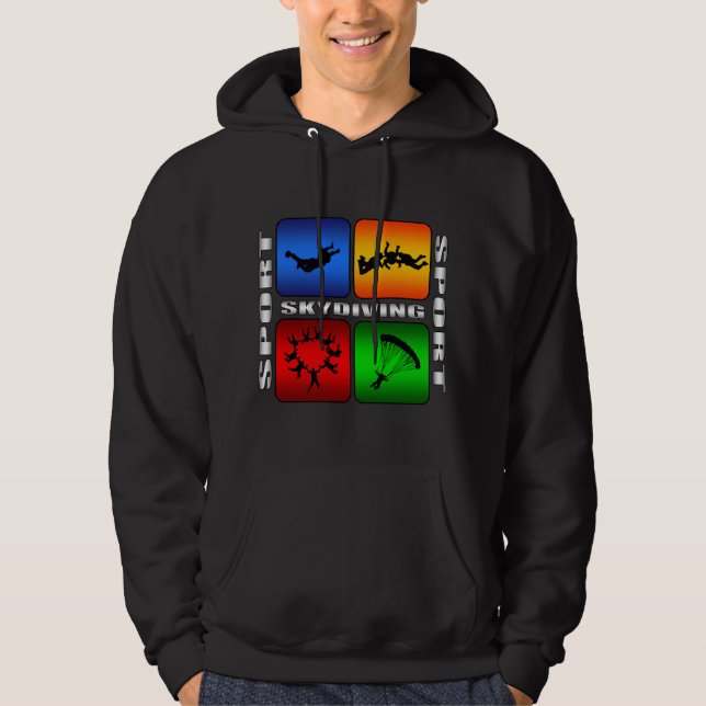 Spektakulära Skydiving Sweatshirt (Framsida)