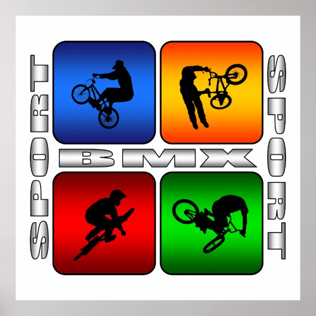 Spektakulärt BMX Poster (Framsidan)