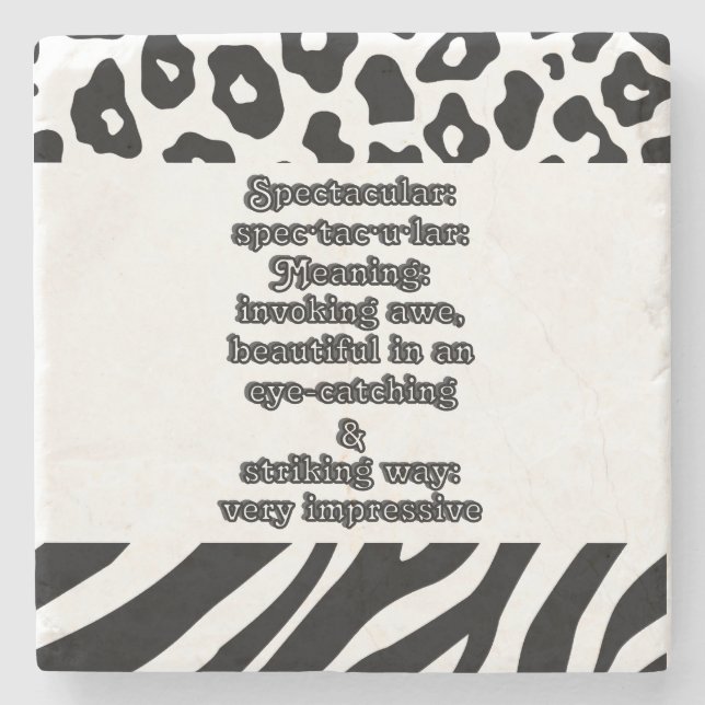 Spektakulärt: Definitionsspecifikation ・ tac ・ u ・ Stenunderlägg (Framsidan)