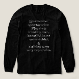 Spektakulärt: Definitionsspecifikation ・ tac ・ u ・ T Shirt