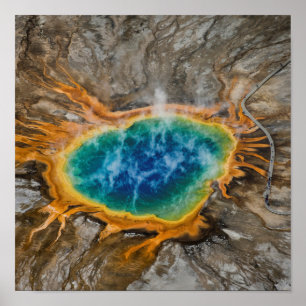Spektakulärt Grand Prismatic Vår Poster