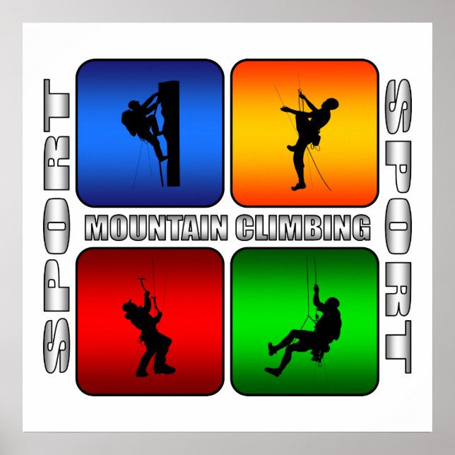 Spektakulärt klimat i bergsområden poster (Framsidan)