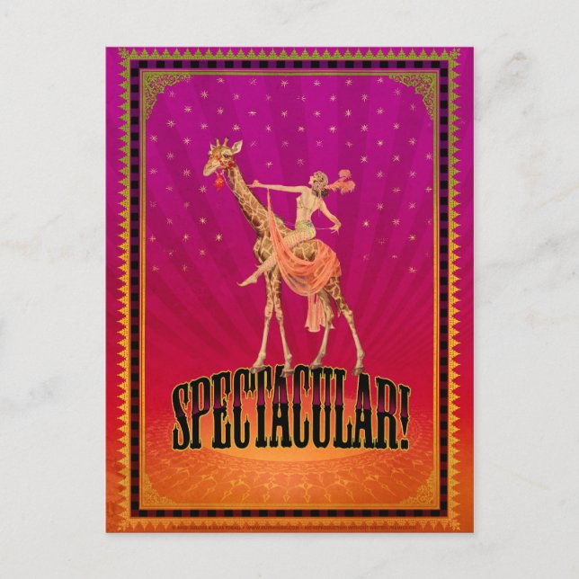 Spektakulärt! Vykort (Framsida)