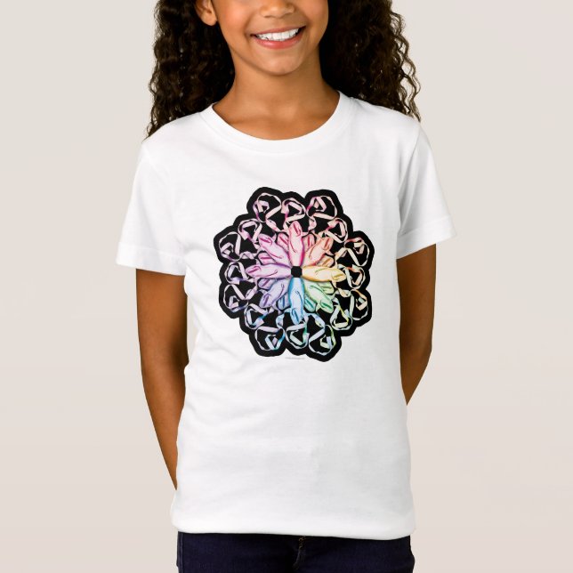 (Spektral-) balettmönster, Tee Shirt (Framsida)