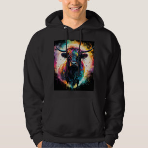 Spektral Holografisk höglandskon. Hoodie