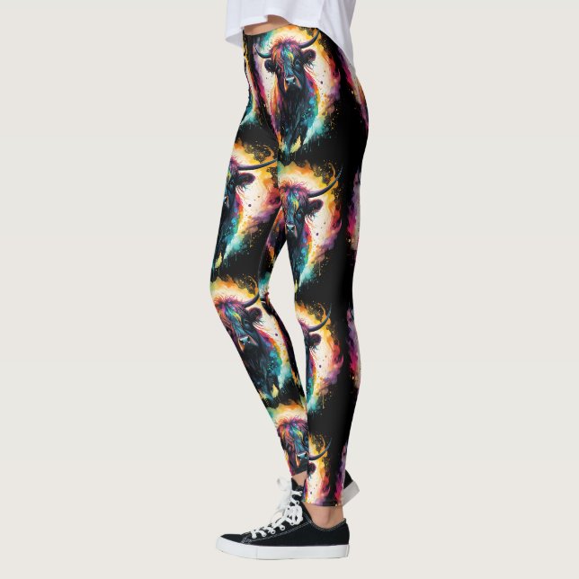 Spektral Holografisk höglandskon. Leggings (Vänster)