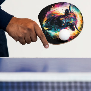 Spektral Holografisk höglandskon. Pingisracket