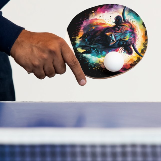 Spektral Holografisk höglandskon. Pingisracket (Insitu)