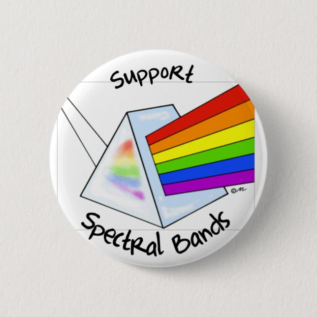 Spektral- musikband knapp (Framsida)