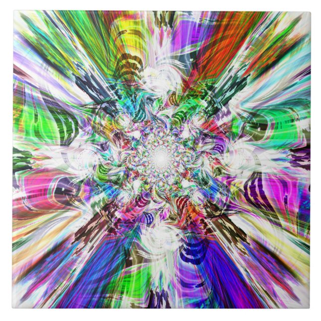 Spektraldiameter 1 Sida Kakelplatta (Framsidan)