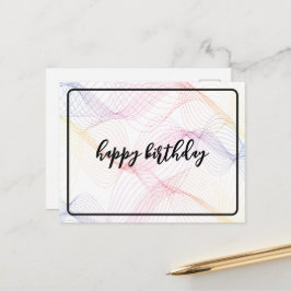 Spektrum Färg Våglängd Linjer Vykort