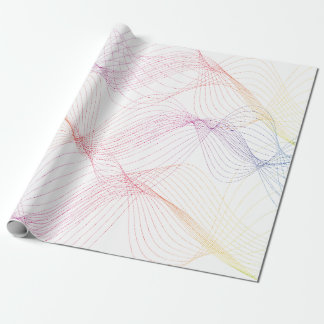 Spektrum Färg Wavelength Linjer Presentpapper