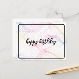 Spektrum Färg Wavelength Linjer Vykort