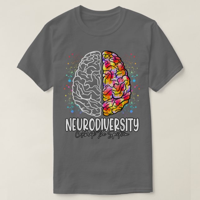 Spektrum för att hedra mångfalden t shirt (Design framsida)