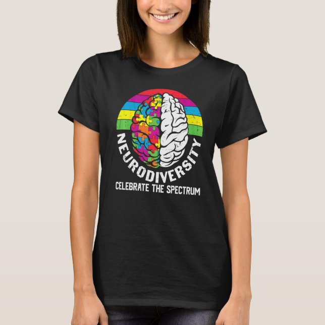 Spektrum för att hedra mångfalden t shirt (Framsida)