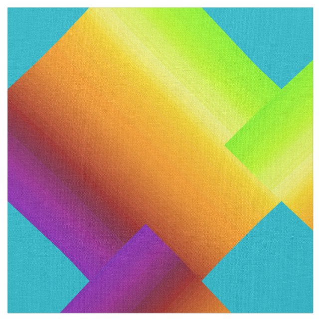 Spektrum för Diamond Shaped Färg - 3 Fabric Tyg (Närbild)