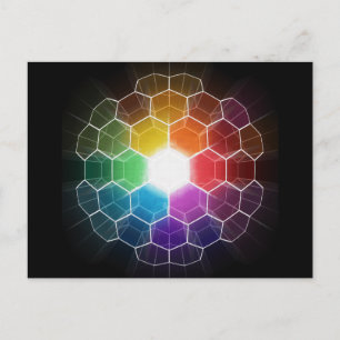 Spektrum för honeycomb vykort