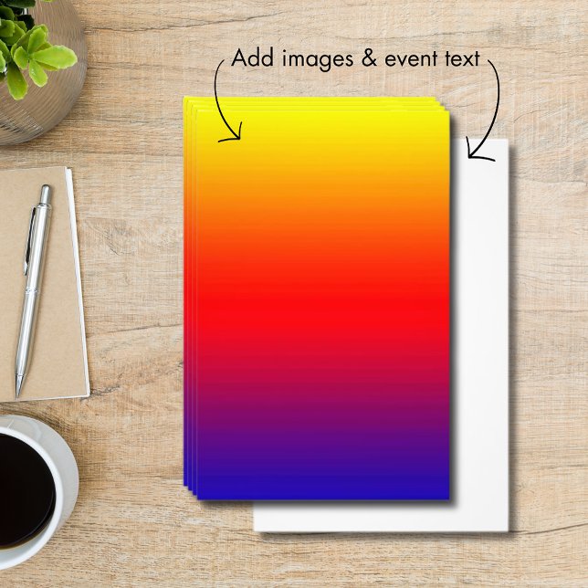 Spektrum för Vågrät Färg-1 Flygblad (Spectrum of Horizontal Colors -1 Flyer)