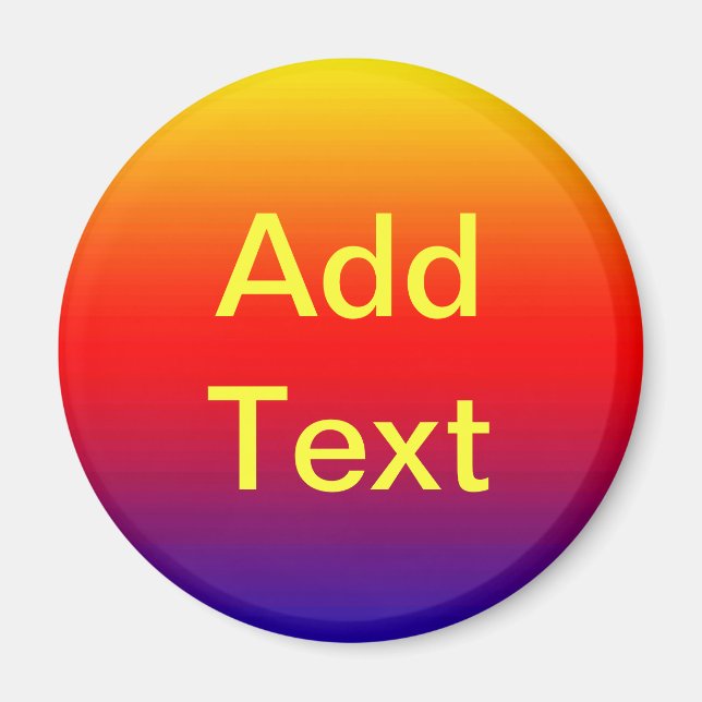 Spektrum för Vågrät Färg-1 Magnet (Framsidan)