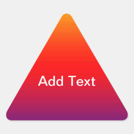Spektrum för Vågrät Färg-1 Triangelformat Klistermärke