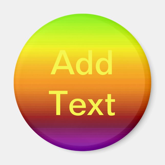 Spektrum för Vågrät Färg-3 Magnet (Framsidan)