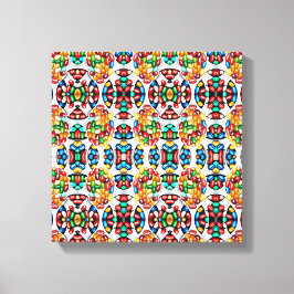 Spektrum: Gelébönor i tekniska färger Canvastryck