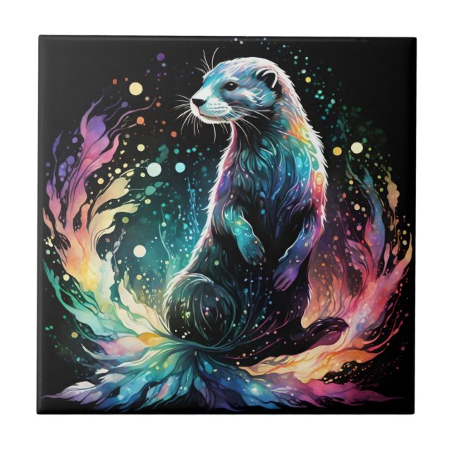 Spektrum Kant: Otters glöd Kakelplatta (Framsidan)