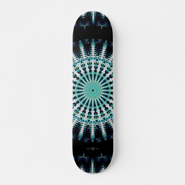 Spektrum Ljudvåg Mandala Mini Skateboard Bräda 18,5 Cm (Framsida)
