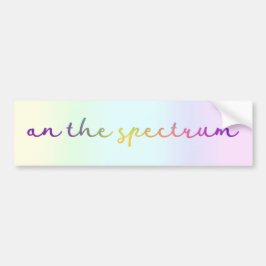 Spektrum, ljusregnbåge, autismmedvetenhet bildekal