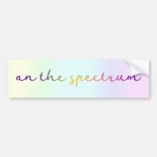 Spektrum, ljusregnbåge, autismmedvetenhet bildekal