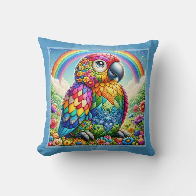 Spektrum Splendor Parrot Kudde (Framsida)