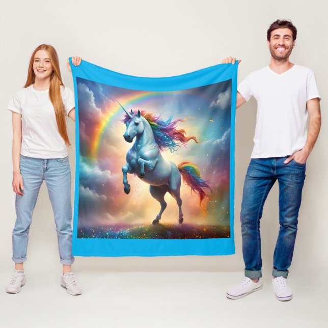 Spektrum: The Rainbow Unicorn's Arc Fleecefilt (På plats)
