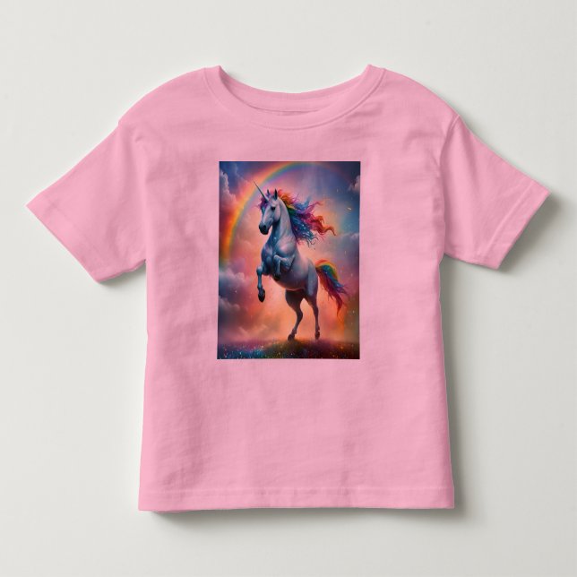 Spektrum: The Rainbow Unicorn's Arc T Shirt (Framsida)