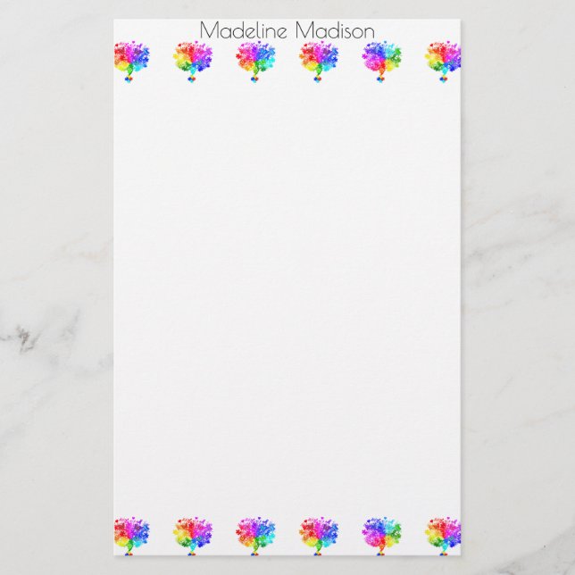 Spektrum Träd Brevpapper (Framsida)