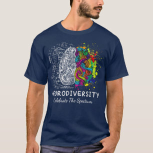 Spektrumautism i blodet t shirt