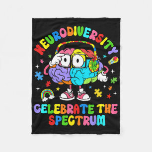 Spektrumhjärnans autism fleecefilt