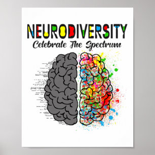 Spektrumhjärnans autism poster