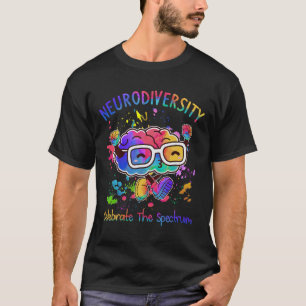 Spektrumhjärnans autism t shirt