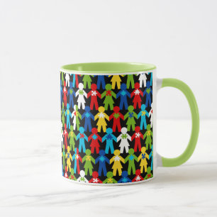 Spektrummedvetenhet om autism Puzzle Coffee Kopp M