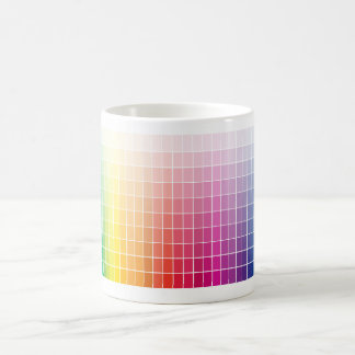 Spektrumpaletten Ombre Färg Färg Kaffemugg