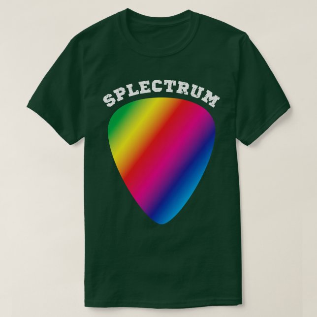 Spektrumspektrum för färgad av spektrum t shirt (Design framsida)