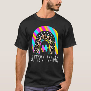 Spektrumstörning Mamma Regnbågsmedvetenhet Pu T Shirt