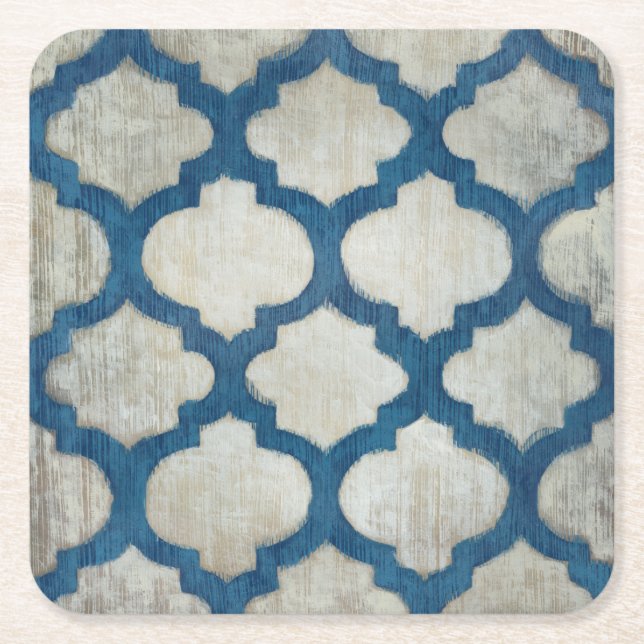 Spektrumsymmetri II Underlägg Papper Kvadrat (Framsidan)