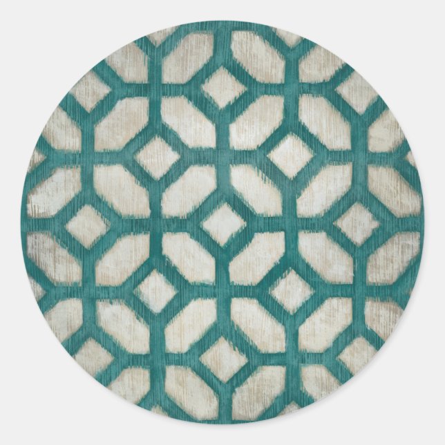 Spektrumsymmetri IX Runt Klistermärke (Framsida)