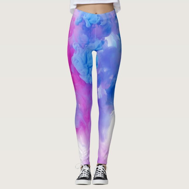 Spektrumvattenfärger Leggings (Framsida)