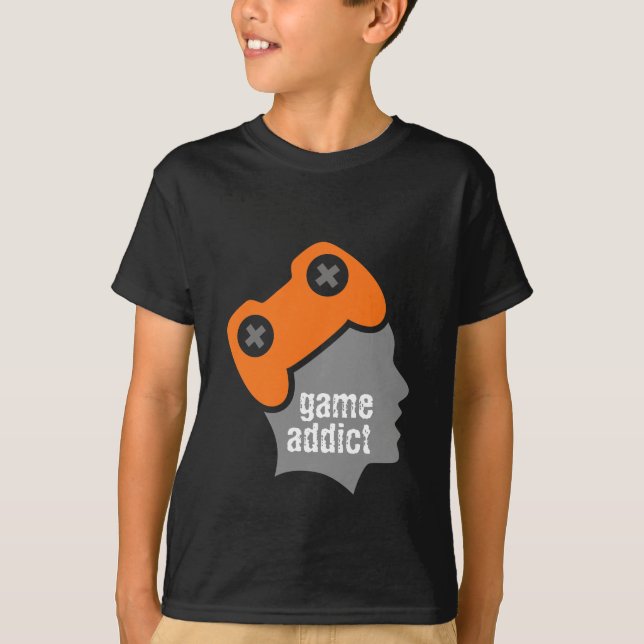 Spel Addict T-shirt (Framsida)