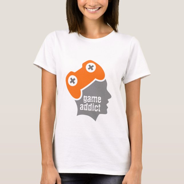 Spel Addict T-shirt (Framsida)