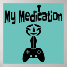 spel är min meditation poster