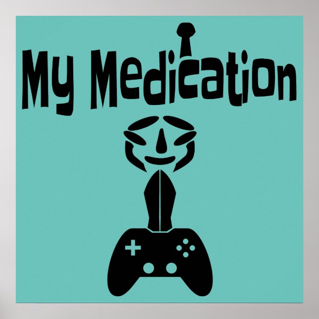 spel är min meditation poster (Framsidan)
